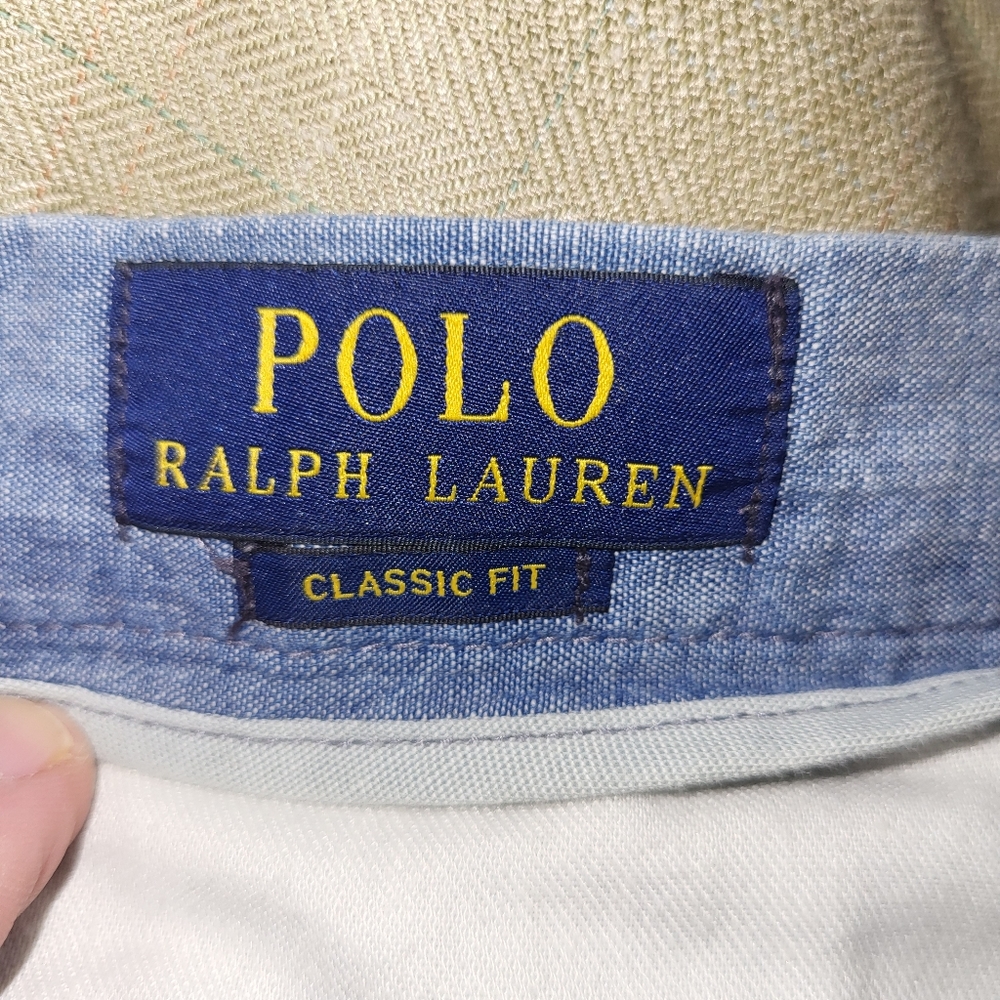 Polo by Ralph Lauren Chambray Shorts, 31 - Picture 3 of 6